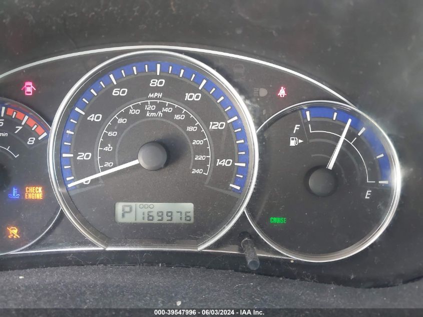 2010 Subaru Forester 2.5X VIN: JF2SH6AC0AH797934 Lot: 39547996