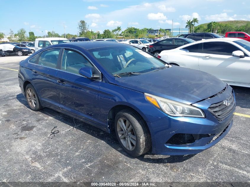 2016 Hyundai Sonata Se VIN: 5NPE24AF0GH370338 Lot: 39548028