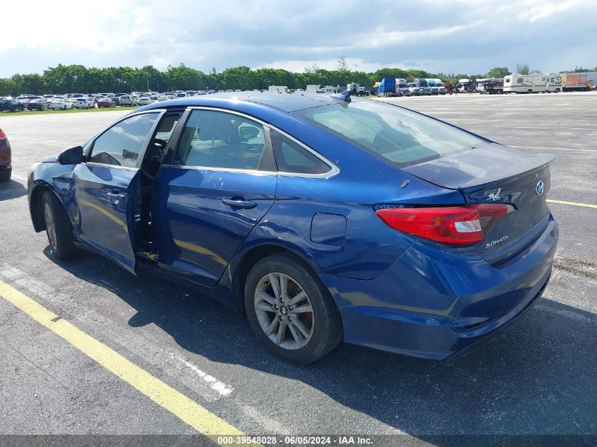 2016 Hyundai Sonata Se VIN: 5NPE24AF0GH370338 Lot: 39548028