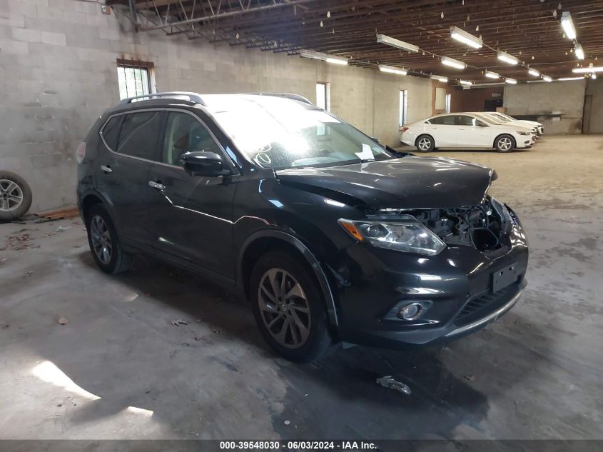 2016 Nissan Rogue Sl VIN: 5N1AT2MV9GC743757 Lot: 39548030