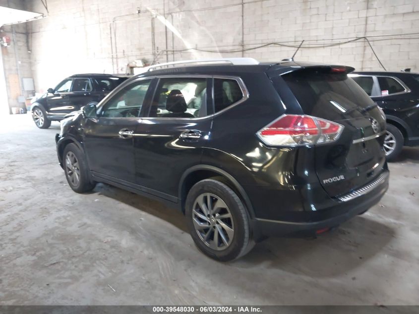 2016 Nissan Rogue Sl VIN: 5N1AT2MV9GC743757 Lot: 39548030