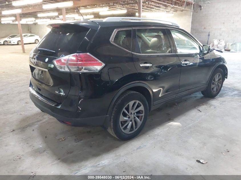 2016 Nissan Rogue Sl VIN: 5N1AT2MV9GC743757 Lot: 39548030