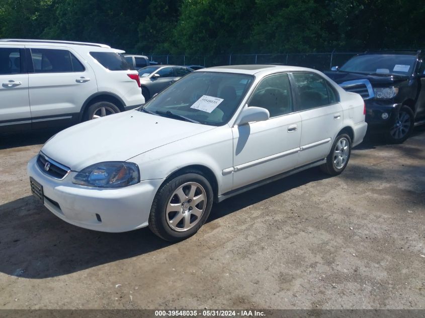 1999 Honda Civic Ex VIN: 2HGEJ8645XH514543 Lot: 39548035