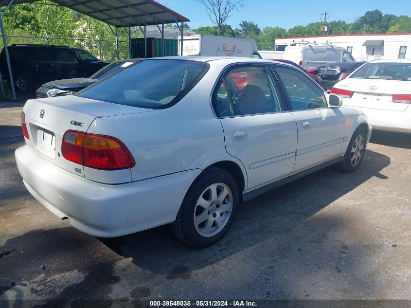 1999 Honda Civic Ex VIN: 2HGEJ8645XH514543 Lot: 39548035