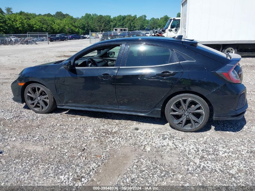 2018 Honda Civic Sport Touring VIN: SHHFK7H9XJU414615 Lot: 39548036