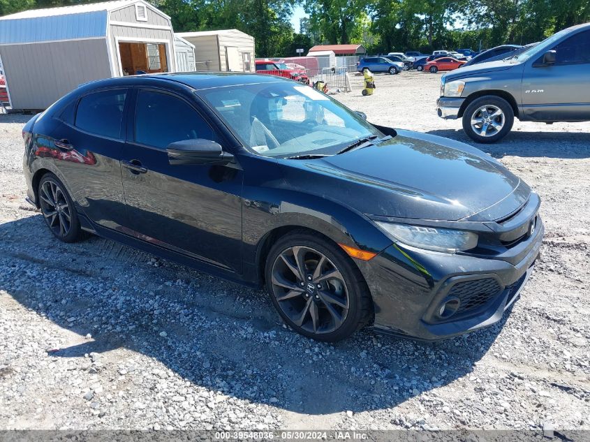 2018 Honda Civic Sport Touring VIN: SHHFK7H9XJU414615 Lot: 39548036