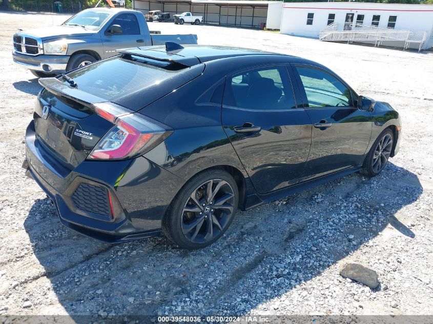 2018 Honda Civic Sport Touring VIN: SHHFK7H9XJU414615 Lot: 39548036