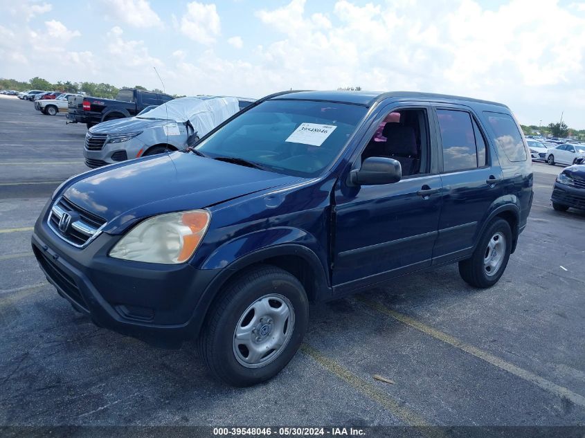 2003 Honda Cr-V Lx VIN: JHLRD68483C018967 Lot: 39548046