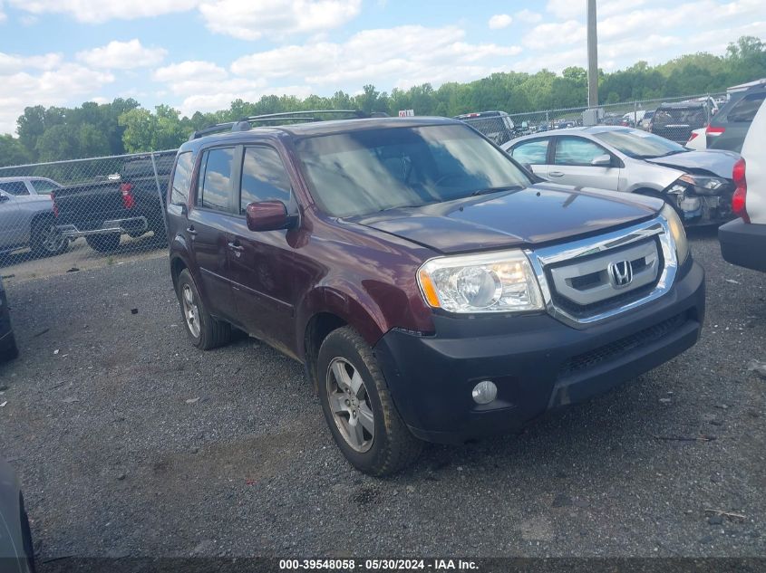 2010 Honda Pilot Ex-L VIN: 5FNYF4H66AB029099 Lot: 39548058