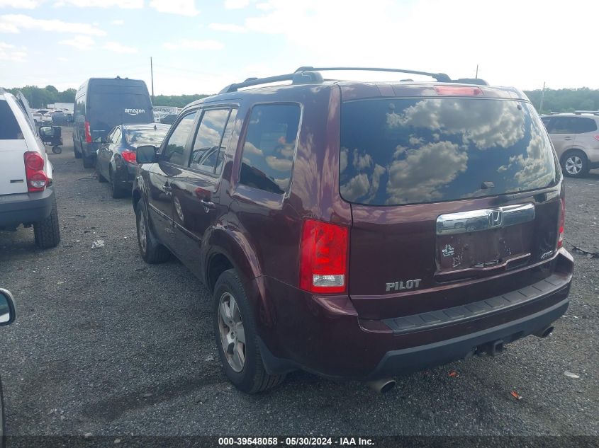 2010 Honda Pilot Ex-L VIN: 5FNYF4H66AB029099 Lot: 39548058