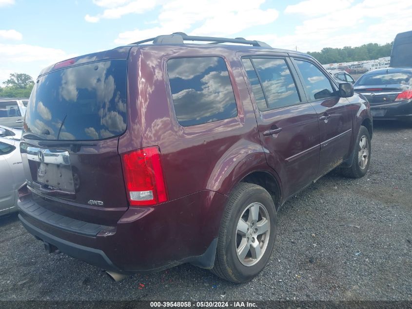 2010 Honda Pilot Ex-L VIN: 5FNYF4H66AB029099 Lot: 39548058