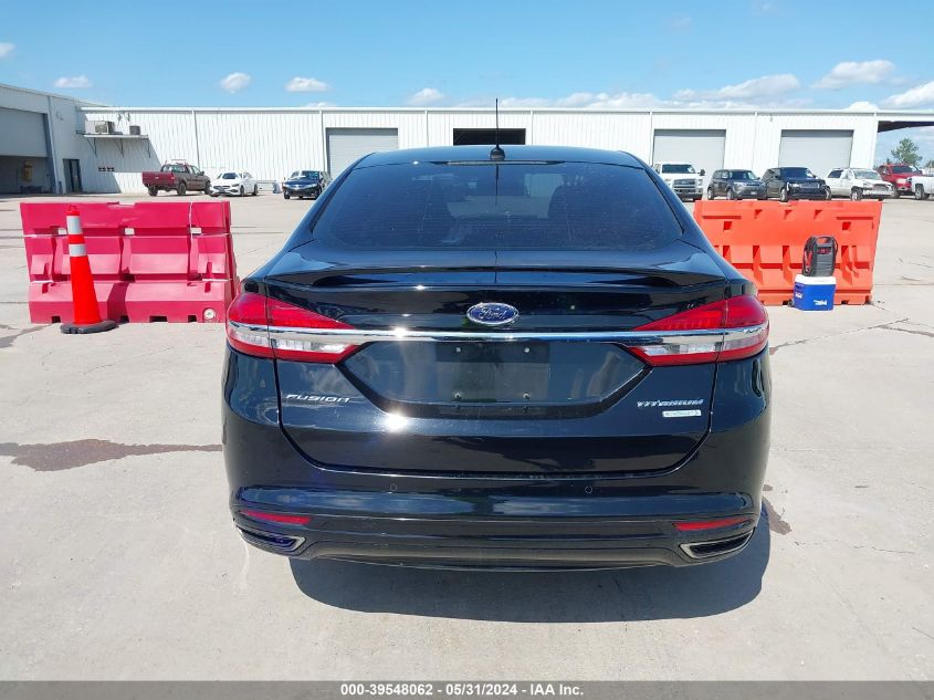 2017 FORD FUSION TITANIUM - 3FA6P0K91HR177479