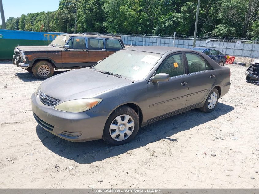 4T1BE32K52U584249 | 2002 TOYOTA CAMRY