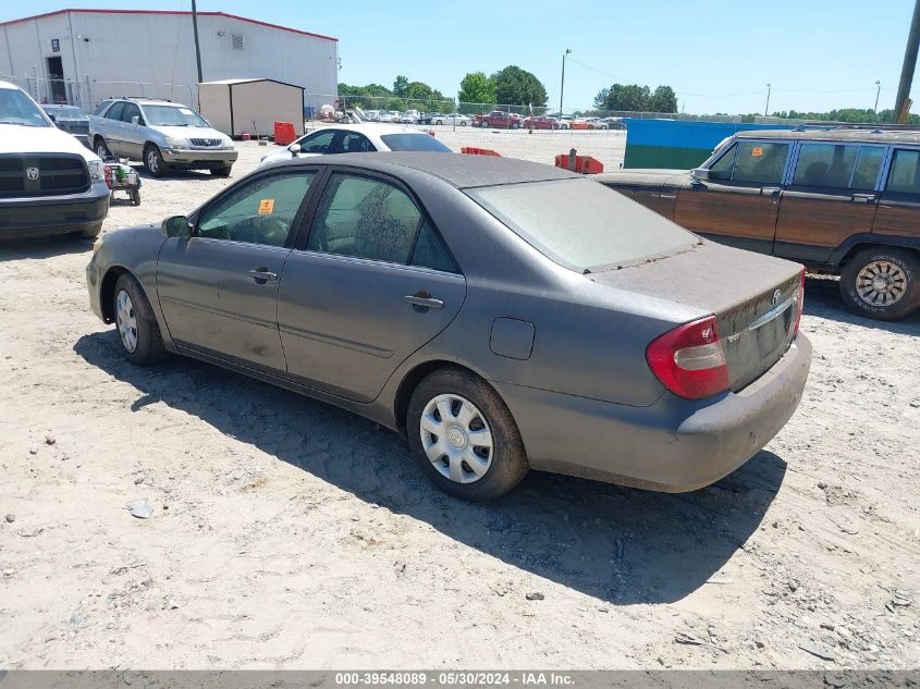 4T1BE32K52U584249 | 2002 TOYOTA CAMRY