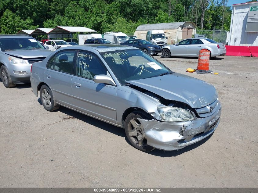 2004 Honda Civic Ex VIN: 2HGES26734H613426 Lot: 39548099