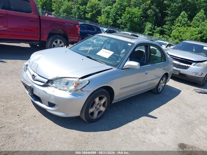 2004 Honda Civic Ex VIN: 2HGES26734H613426 Lot: 39548099