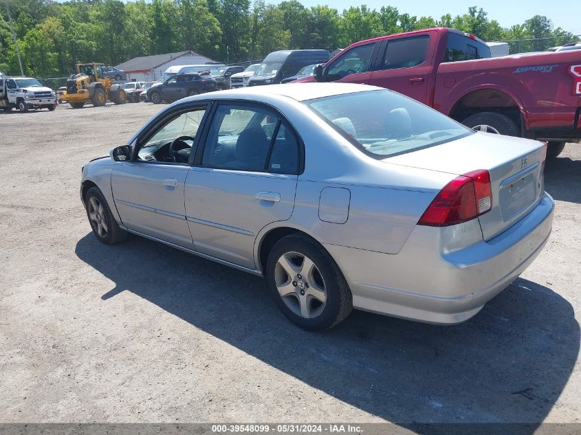 2004 Honda Civic Ex VIN: 2HGES26734H613426 Lot: 39548099