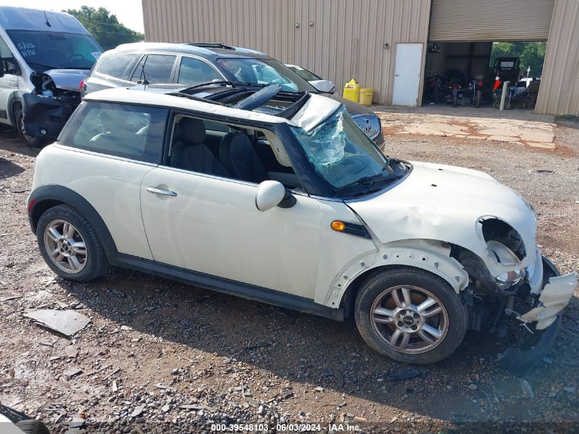 2012 Mini Cooper VIN: WMWSU3C59CT257325 Lot: 39548103