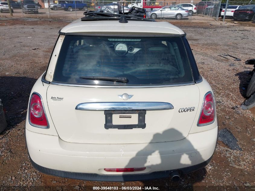 2012 Mini Cooper VIN: WMWSU3C59CT257325 Lot: 39548103