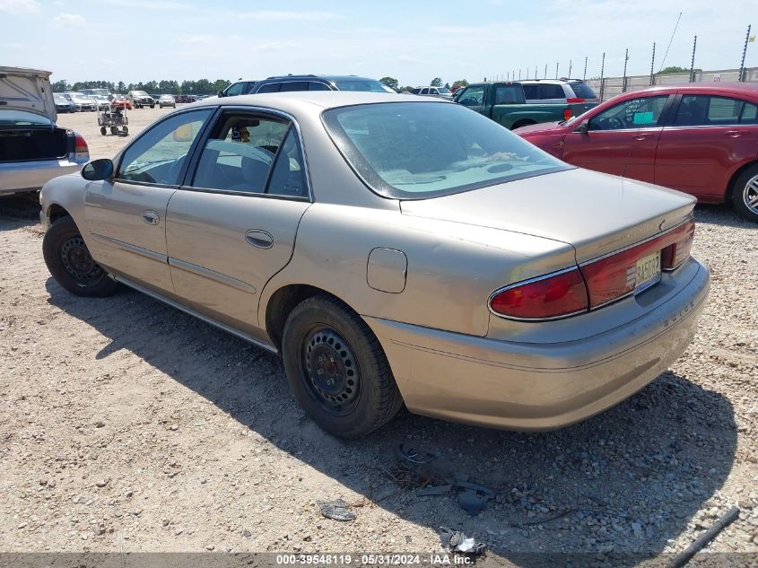 2003 Buick Century Custom VIN: 2G4WS52JX31294325 Lot: 39548119