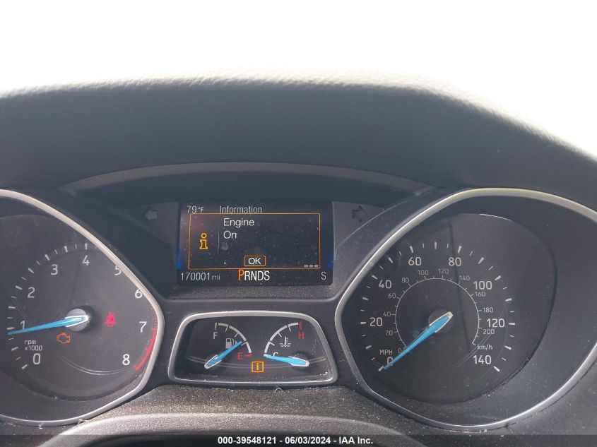 2017 Ford Focus Titanium VIN: 1FADP3J21HL238289 Lot: 39548121