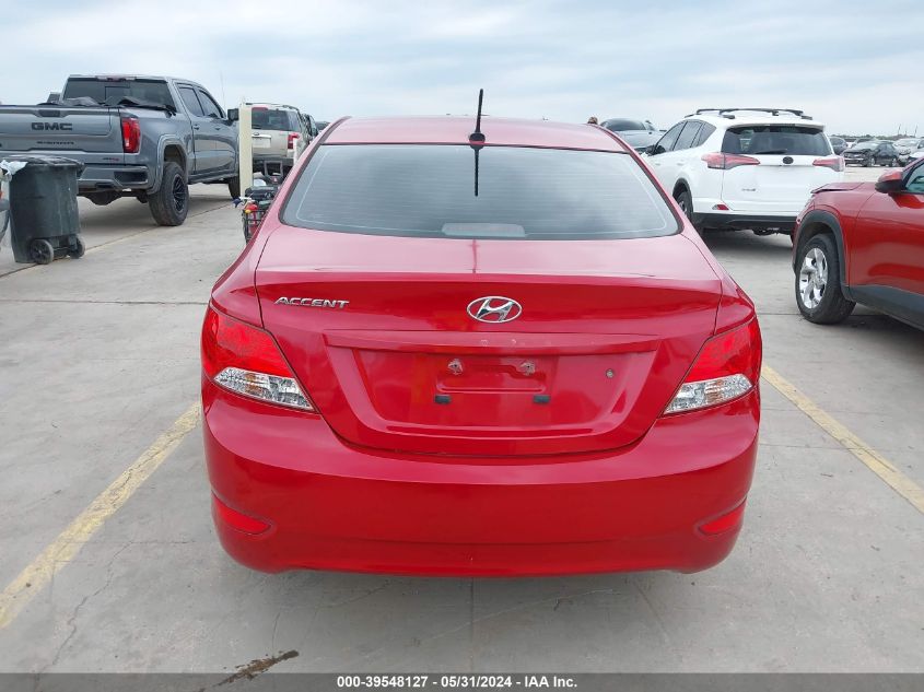 2013 Hyundai Accent Gls VIN: KMHCT4AE4DU396921 Lot: 39548127