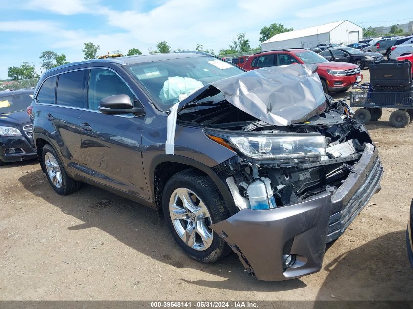 2019 Toyota Highlander Limited VIN: 5TDDZRFH3KS977514 Lot: 39548141