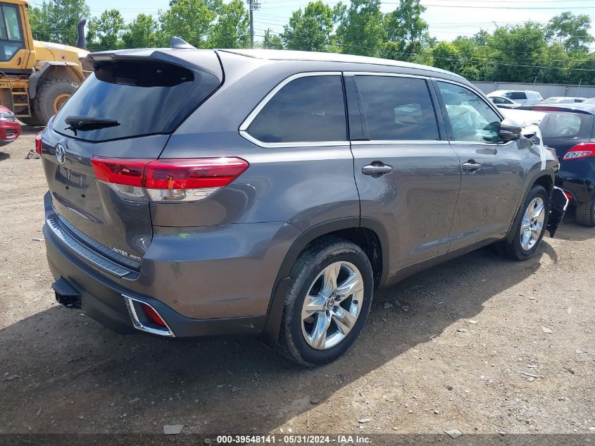 2019 Toyota Highlander Limited VIN: 5TDDZRFH3KS977514 Lot: 39548141