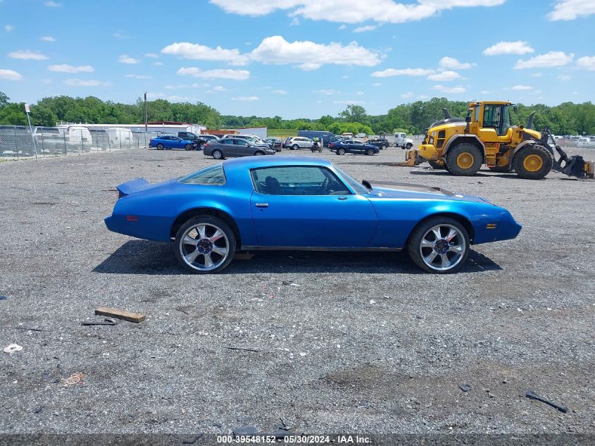 1979 Pontiac Firebird VIN: 2S87Y9N138589 Lot: 39548152