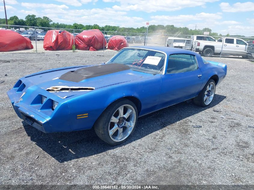 1979 Pontiac Firebird VIN: 2S87Y9N138589 Lot: 39548152