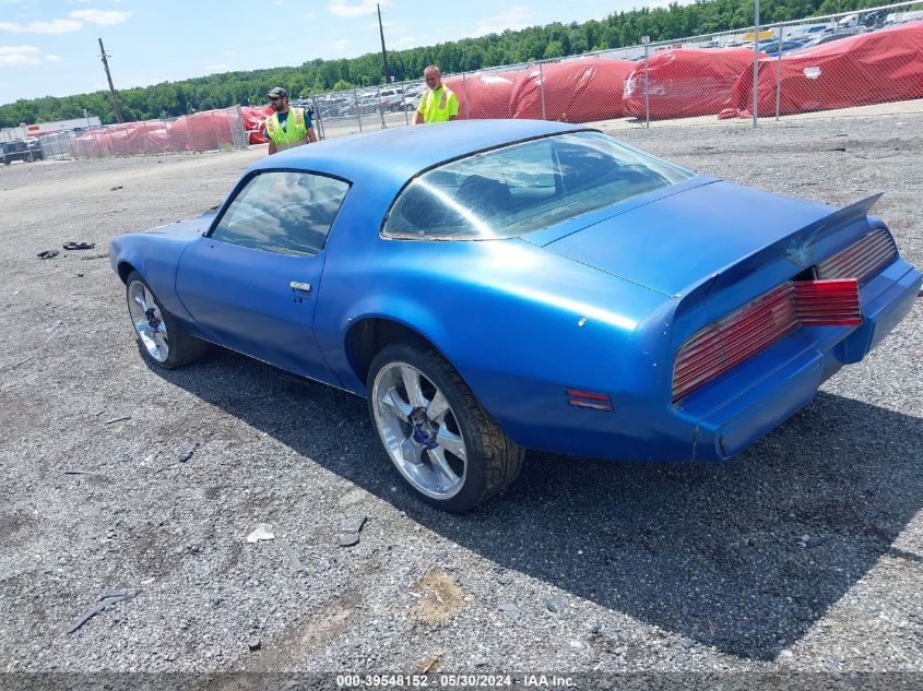 1979 Pontiac Firebird VIN: 2S87Y9N138589 Lot: 39548152