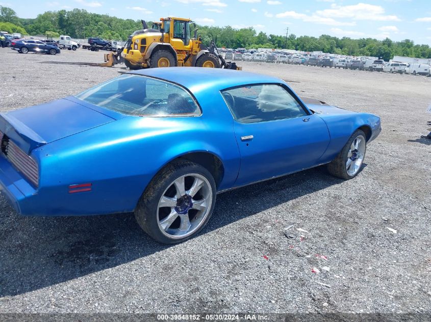 1979 Pontiac Firebird VIN: 2S87Y9N138589 Lot: 39548152