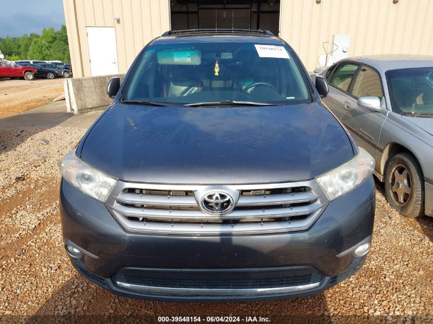 2013 Toyota Highlander Limited V6 VIN: 5TDDK3EH1DS278551 Lot: 39548154