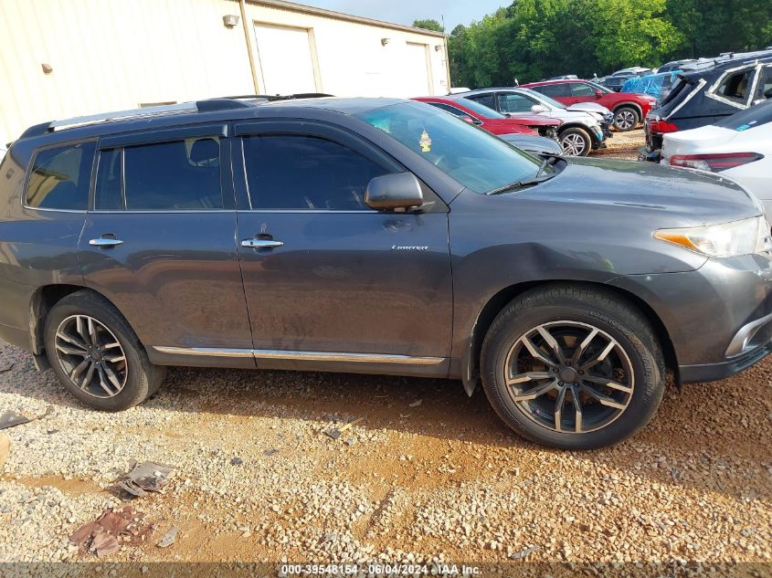 2013 Toyota Highlander Limited V6 VIN: 5TDDK3EH1DS278551 Lot: 39548154