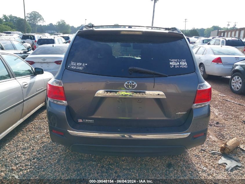 2013 Toyota Highlander Limited V6 VIN: 5TDDK3EH1DS278551 Lot: 39548154