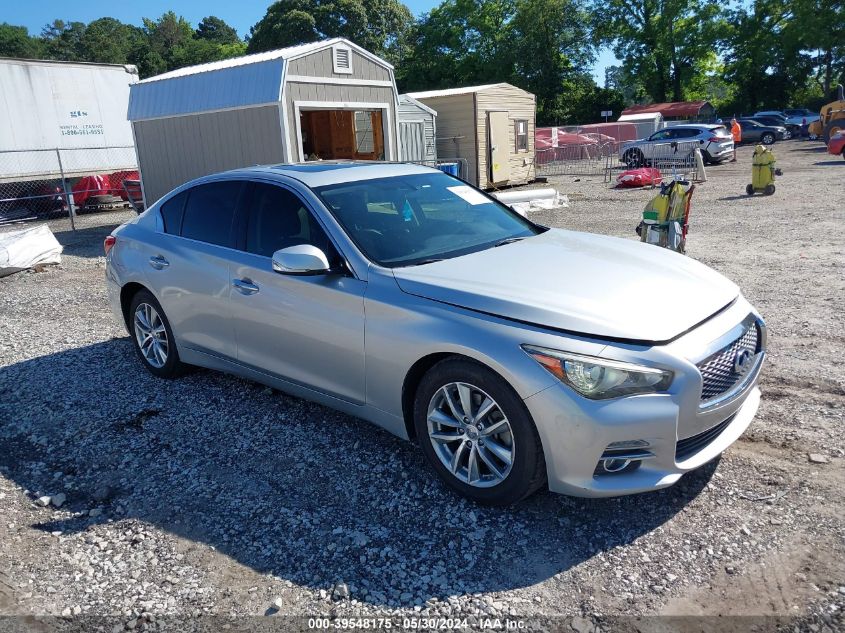 2015 Infiniti Q50 VIN: JN1BV7AR8FM413661 Lot: 39548175