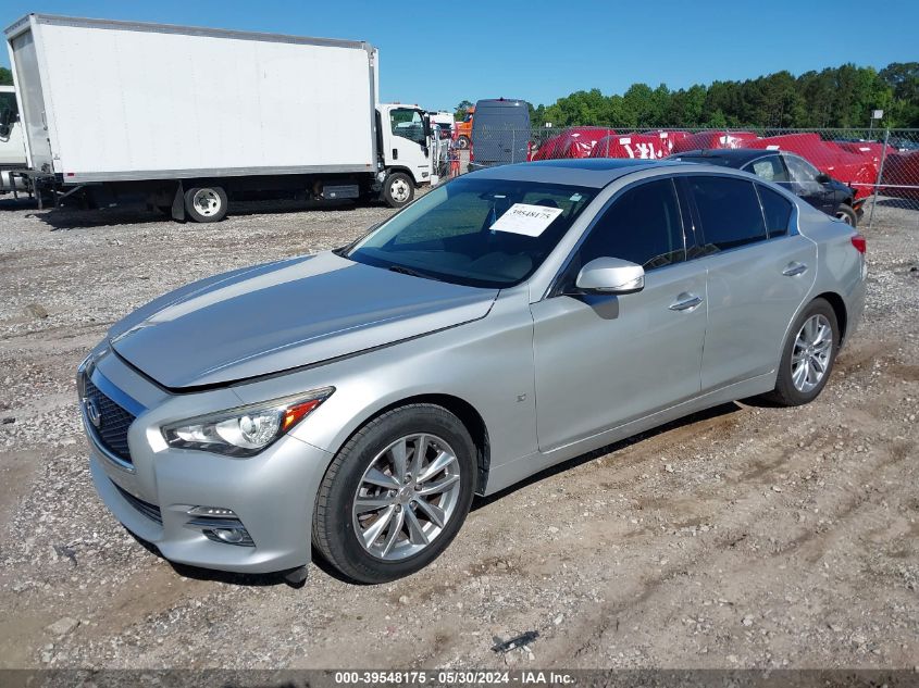 2015 Infiniti Q50 VIN: JN1BV7AR8FM413661 Lot: 39548175