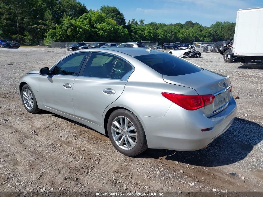 2015 Infiniti Q50 VIN: JN1BV7AR8FM413661 Lot: 39548175