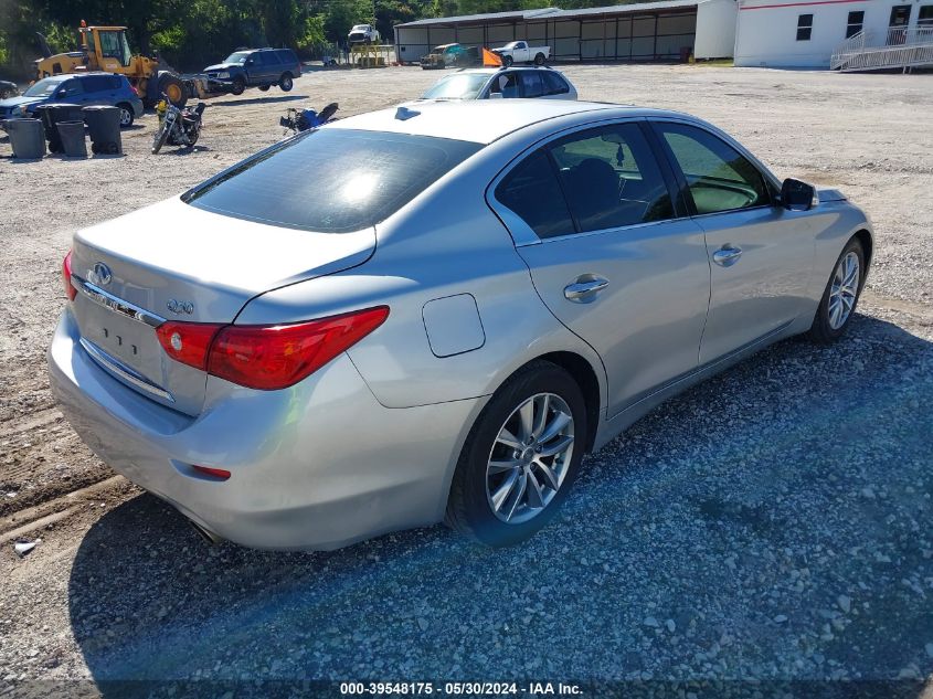 2015 Infiniti Q50 VIN: JN1BV7AR8FM413661 Lot: 39548175