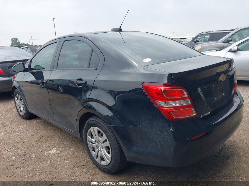 2017 Chevrolet Sonic Ls Auto VIN: 1G1JB5SH1H4150064 Lot: 39548182