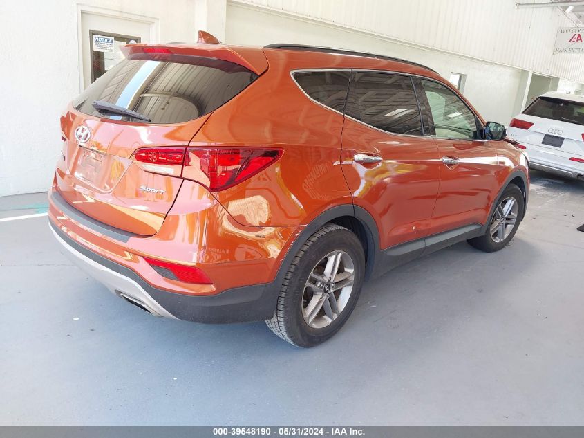 2017 Hyundai Santa Fe Sport VIN: 5XYZU3LB5HG462604 Lot: 39548190