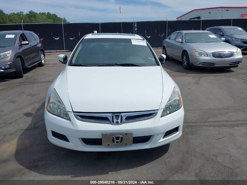 2007 Honda Accord 3.0 Ex VIN: 1HGCM665X7A006109 Lot: 39548216