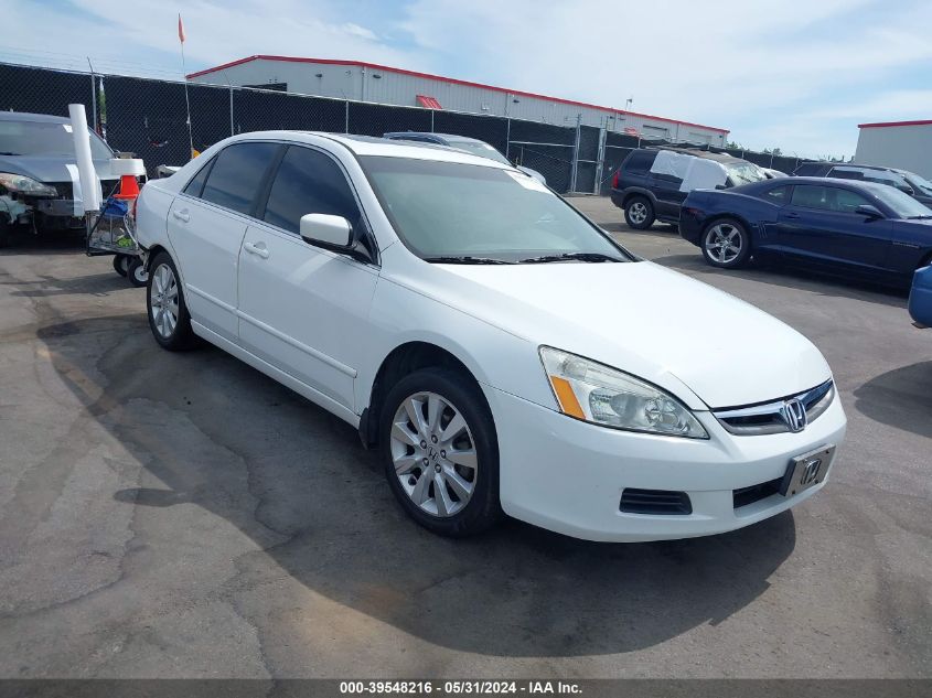 2007 Honda Accord 3.0 Ex VIN: 1HGCM665X7A006109 Lot: 39548216