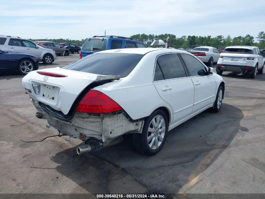 2007 Honda Accord 3.0 Ex VIN: 1HGCM665X7A006109 Lot: 39548216