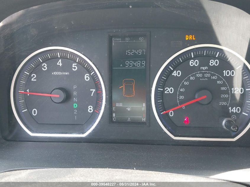 2008 Honda Cr-V Lx VIN: 3CZRE38318G704721 Lot: 39548227