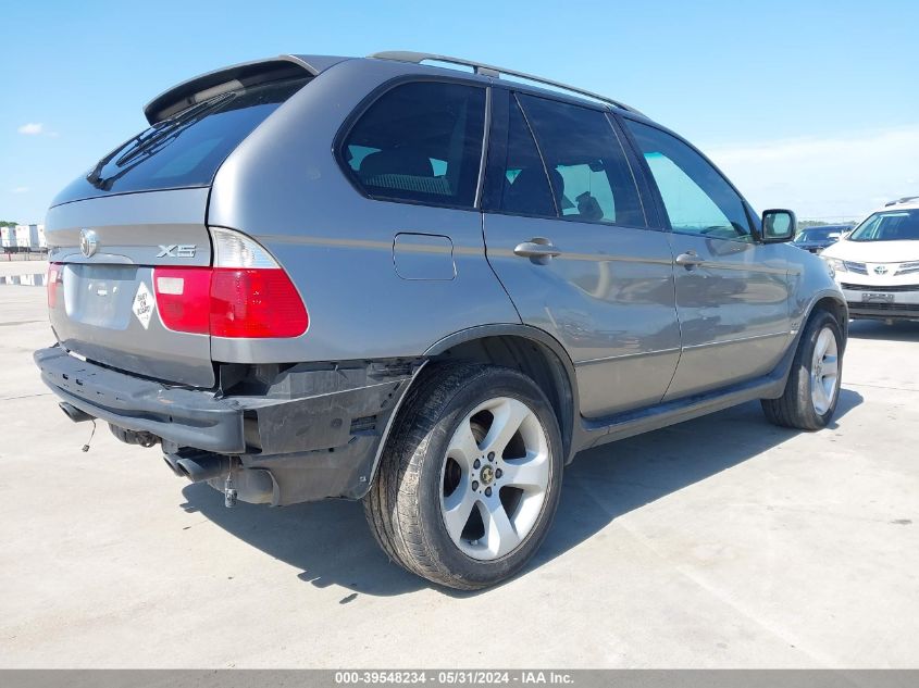 2005 BMW X5 4.4I VIN: 5UXFB53555LV17503 Lot: 39548234