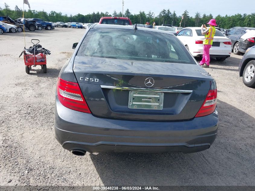 2013 Mercedes-Benz C 250 VIN: WDDGF4HBXDR268863 Lot: 39548238