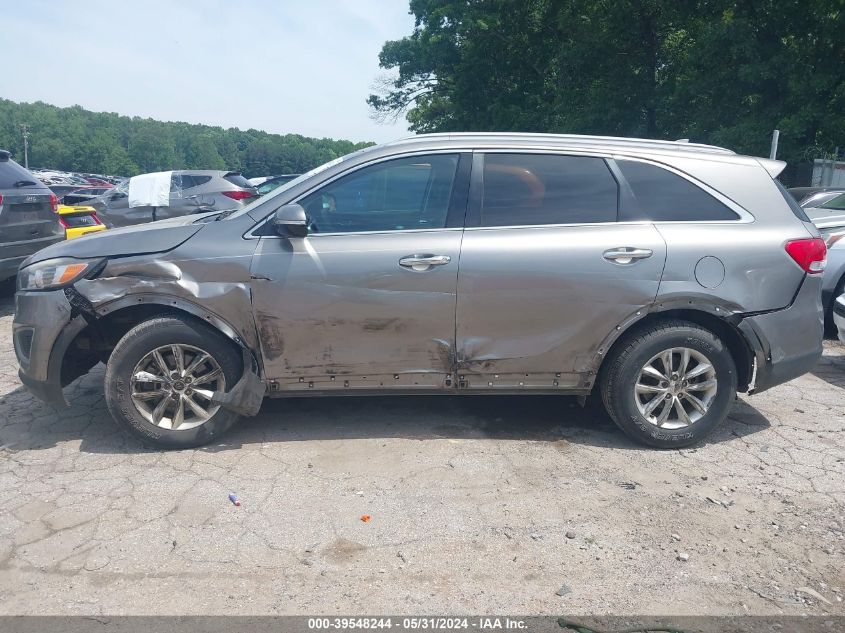 2018 Kia Sorento 2.4L Lx VIN: 5XYPG4A36JG362307 Lot: 39548244