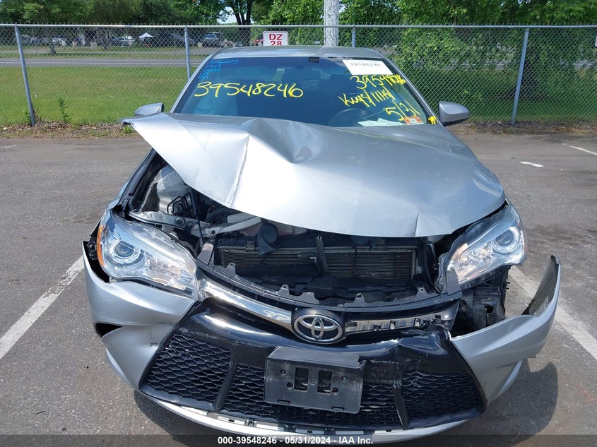 2016 Toyota Camry Se VIN: 4T1BF1FK8GU150295 Lot: 39548246