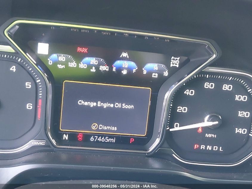 2020 GMC Sierra 1500 4Wd Short Box At4 VIN: 1GTP9EEL5LZ333718 Lot: 39548256